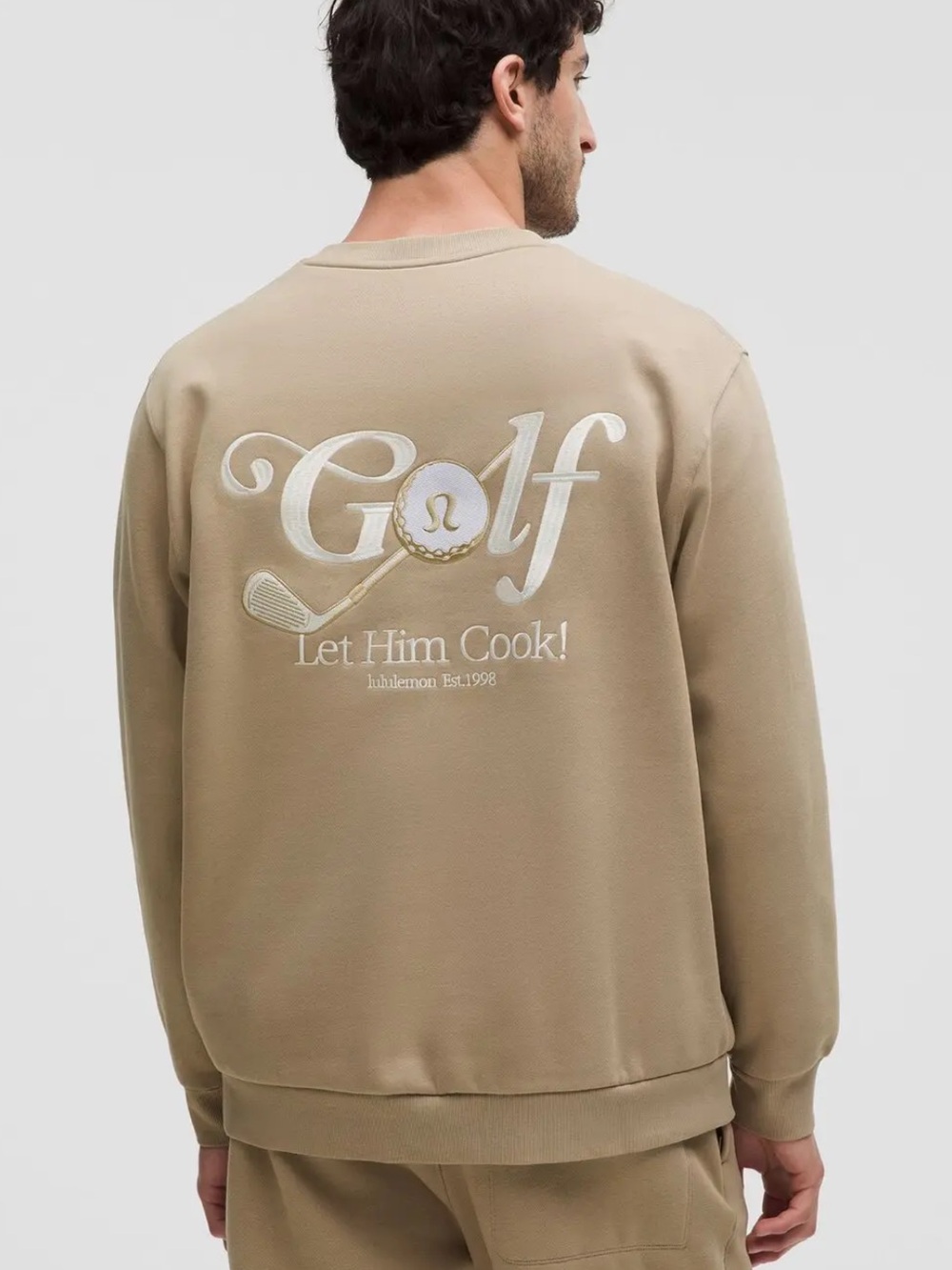 lululemon athletica Golf 'Let Him Cook' Steady State Crewneck Sweater